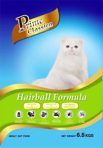 Prime Classica dry cat food hairball formula