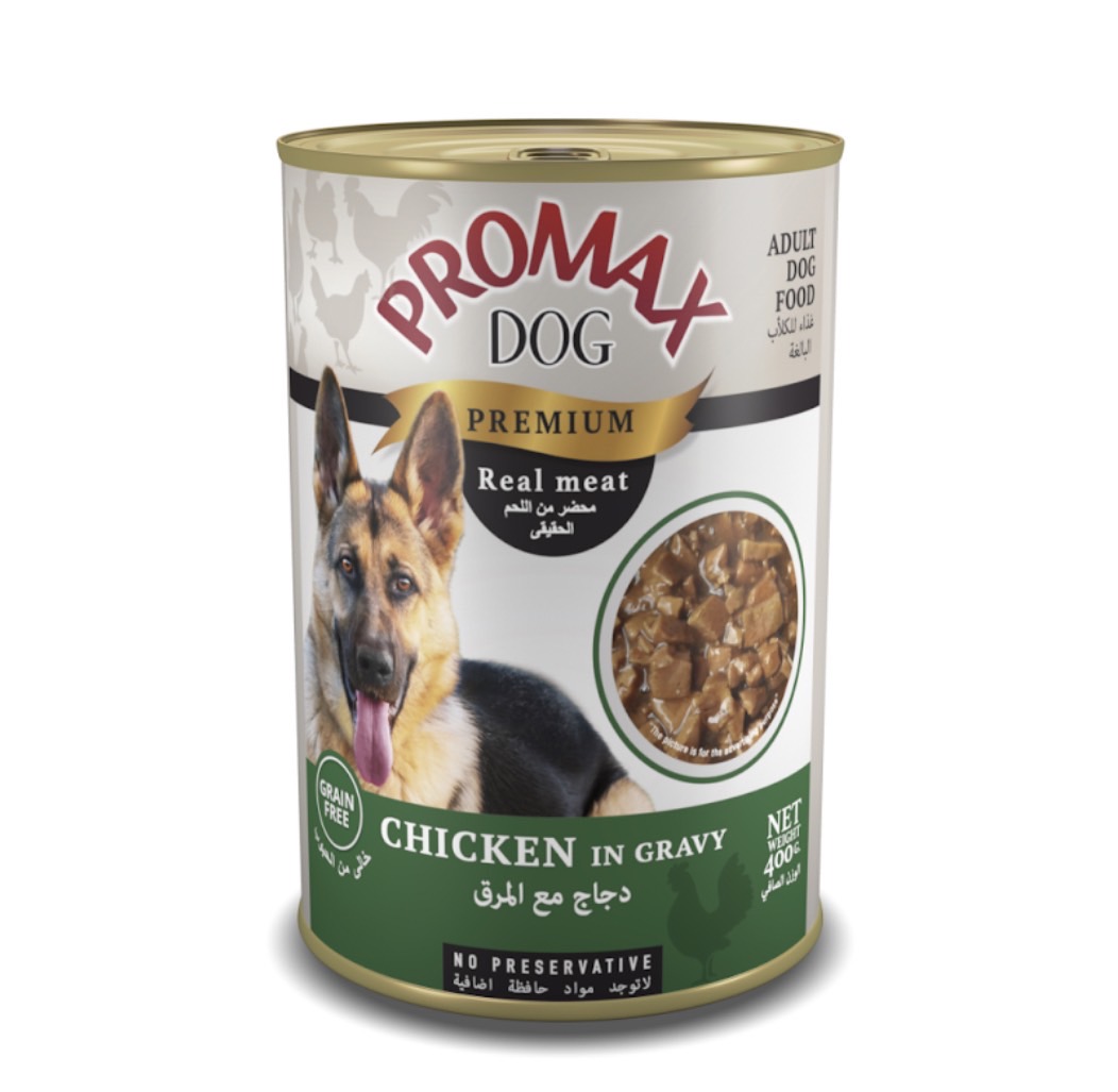 Promax canned dog food - Chicken in Gravy