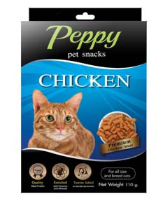 peppy pet snack cat snack chicken