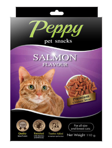 Peppy cat snack salmon