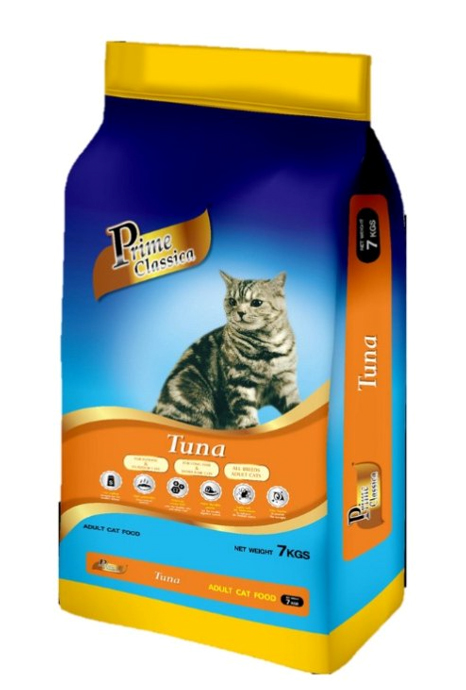 prime classica adult cat food tuna flavor